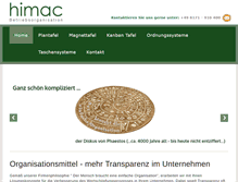 Tablet Screenshot of himac.de